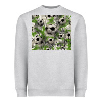 Heather Grey Soccer tumbler Heavyweight Sweatshirt - HowdyJamesFarm