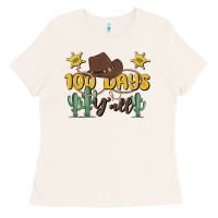 Bone 100 days y'all Ladies Tee - MaliasSmallBusiness