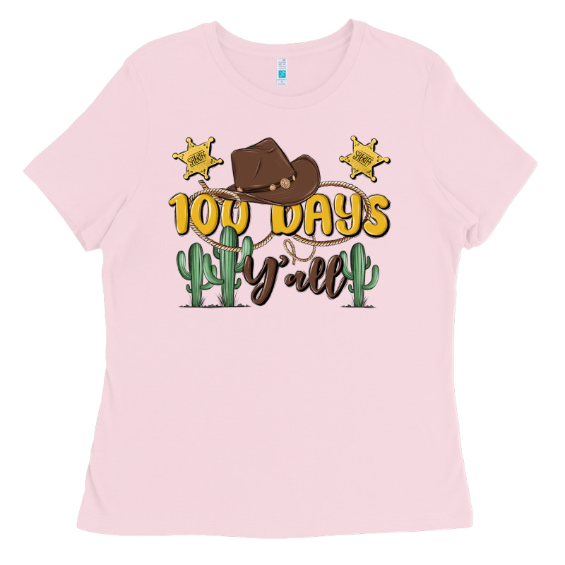 100 Days Y'all Ladies Tee by MaliasSmallBusiness | Teevron