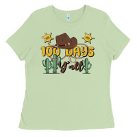 Matcha 100 days y'all Ladies Tee - MaliasSmallBusiness