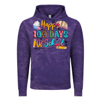 Cloud Purple happy 100 days of school Vintage Hoodie - Artiststas