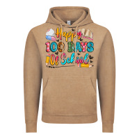 Vintage Coffee happy 100 days of school Vintage Hoodie - Artiststas