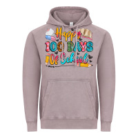 Vintage Zinc happy 100 days of school Vintage Hoodie - Artiststas