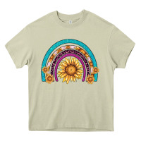 Mossy rainbow sunflower Heavy Core Tee - AdoDesignShop