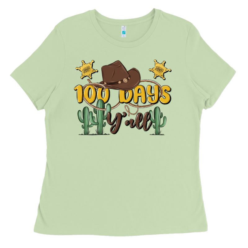 100 Days Y'all Ladies Tee by MaliasSmallBusiness | Teevron
