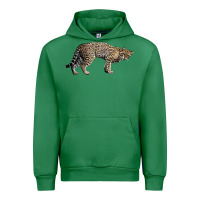 Emerald Ocelot Urban Hoodie - LillyAllenDesigns