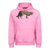 Fuchsia Pink Ocelot Urban Hoodie - LillyAllenDesigns