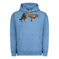 Pigment Pebble Blue Ocelot Urban Hoodie - LillyAllenDesigns