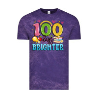 Cloud Purple 100 days brighter Vintage Tee - Artiststas