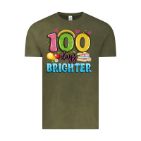 Vintage Olive 100 days brighter Vintage Tee - Artiststas