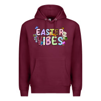 Burgundy Easter vibes Premium Hoodie - OliviaCreatesArt