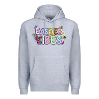 Heather Grey Easter vibes Premium Hoodie - OliviaCreatesArt