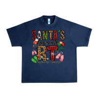 Navy santa's favorite rt respiratory therapist Urban Heavy Tee - Jasminsmagicworld