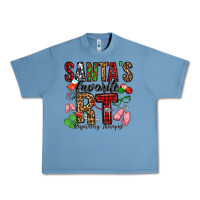 Pebble Blue santa's favorite rt respiratory therapist Urban Heavy Tee - Jasminsmagicworld