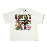 Pistachio santa's favorite rt respiratory therapist Urban Heavy Tee - Jasminsmagicworld