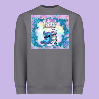 If You Love Me Please Let Me Sleep Heavyweight Sweatshirt Designed By Tumblerdesignbyshophia