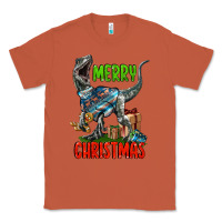 Copper merry christmas velociraptor Classic Tee - LillyAllenDesigns