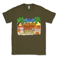Army Green sunrise sunburn sunset repeat2 Classic Tee - JahusDesignShop