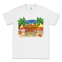 White sunrise sunburn sunset repeat2 Classic Tee - JahusDesignShop