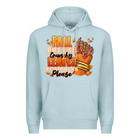 Blue Mist Fall breeze crunchy leaves pumpkins please Premium Hoodie - RanaPortraitStore