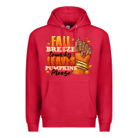 Cardinal Fall breeze crunchy leaves pumpkins please Premium Hoodie - RanaPortraitStore