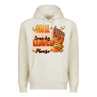 Oatmeal Heather Fall breeze crunchy leaves pumpkins please Premium Hoodie - RanaPortraitStore