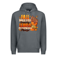 Rock Fall breeze crunchy leaves pumpkins please Premium Hoodie - RanaPortraitStore