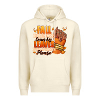 Sandshell Fall breeze crunchy leaves pumpkins please Premium Hoodie - RanaPortraitStore