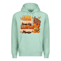 Seafoam Fall breeze crunchy leaves pumpkins please Premium Hoodie - RanaPortraitStore