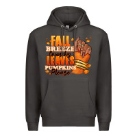 Smoke Fall breeze crunchy leaves pumpkins please Premium Hoodie - RanaPortraitStore