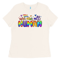 Bone we are all human Ladies Tee - MaliasSmallBusiness