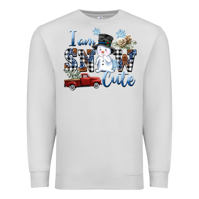 I Am Snow Cute Premium Sweatshirt by FaDigitalArtStudio | Teevron