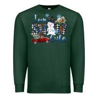 Sports Green I am Snow Cute Premium Sweatshirt - FaDigitalArtStudio
