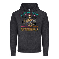 Some Days I Rock It Some Days It Rocks Me Either W Vintage Hoodie | Teevron