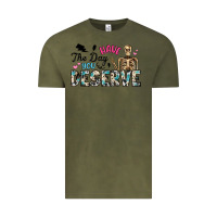 Vintage Olive have the day you deserve Vintage Tee - Artiststas