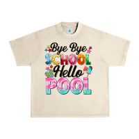 Sandshell bye bye school hello pool Urban Heavy Tee - BarkalooDesign