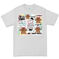 Dove Grey cow farm life Premium Tee - MaliasSmallBusiness
