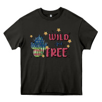 Asphalt wild and free Heavy Core Tee - MaliasSmallBusiness