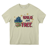 Mossy wild and free Heavy Core Tee - MaliasSmallBusiness