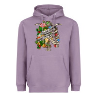 Lavender sorta merry sorta scary chest Heavyweight Hoodie - FaDigitalArtStudio
