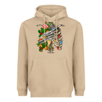 Mushroom sorta merry sorta scary chest Heavyweight Hoodie - FaDigitalArtStudio