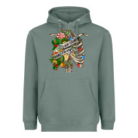 Sage sorta merry sorta scary chest Heavyweight Hoodie - FaDigitalArtStudio