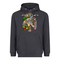 Smoke sorta merry sorta scary chest Heavyweight Hoodie - FaDigitalArtStudio