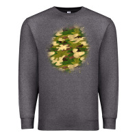 Charcoal Heather camouflage patch 5 Premium Sweatshirt - BundleAndBundleShop
