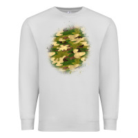 Dove Grey camouflage patch 5 Premium Sweatshirt - BundleAndBundleShop