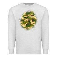 Oatmeal Heather camouflage patch 5 Premium Sweatshirt - BundleAndBundleShop
