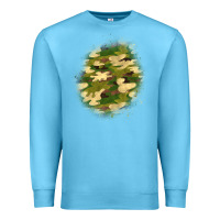 Ocean Blue camouflage patch 5 Premium Sweatshirt - BundleAndBundleShop