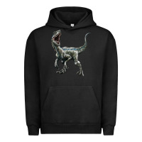 Pigment Black Velociraptor Urban Hoodie - LillyAllenDesigns