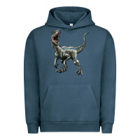 Pigment Midnight Navy Velociraptor Urban Hoodie - LillyAllenDesigns