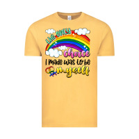 Vintage Mustard the only choice i made was to be myself Vintage Tee - Artiststas